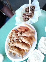 Shrimp Fries Hush Puppies